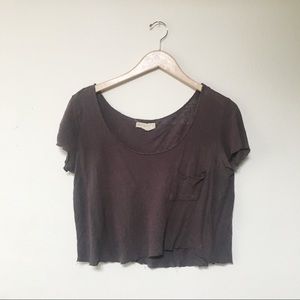 Urban Outfitters - Oversized Slouchy Crop Top Tee